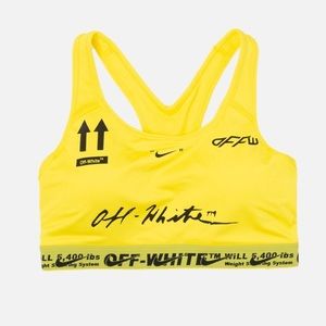 Nike x Off-White Yellow Sports Bra